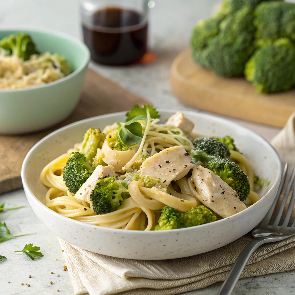 chicken and broccoli pasta recipe – creamy and healthy image 1