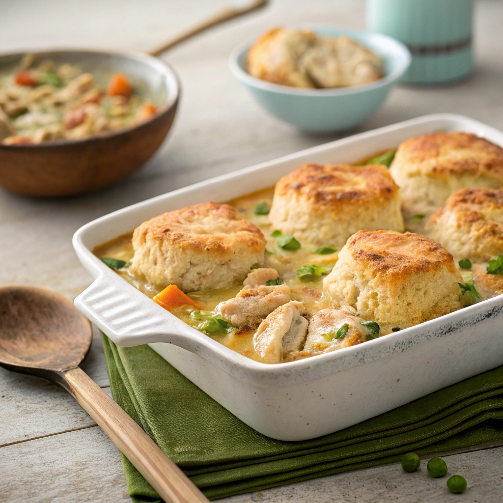 chicken cobbler recipe – biscuit topped casserole image 1