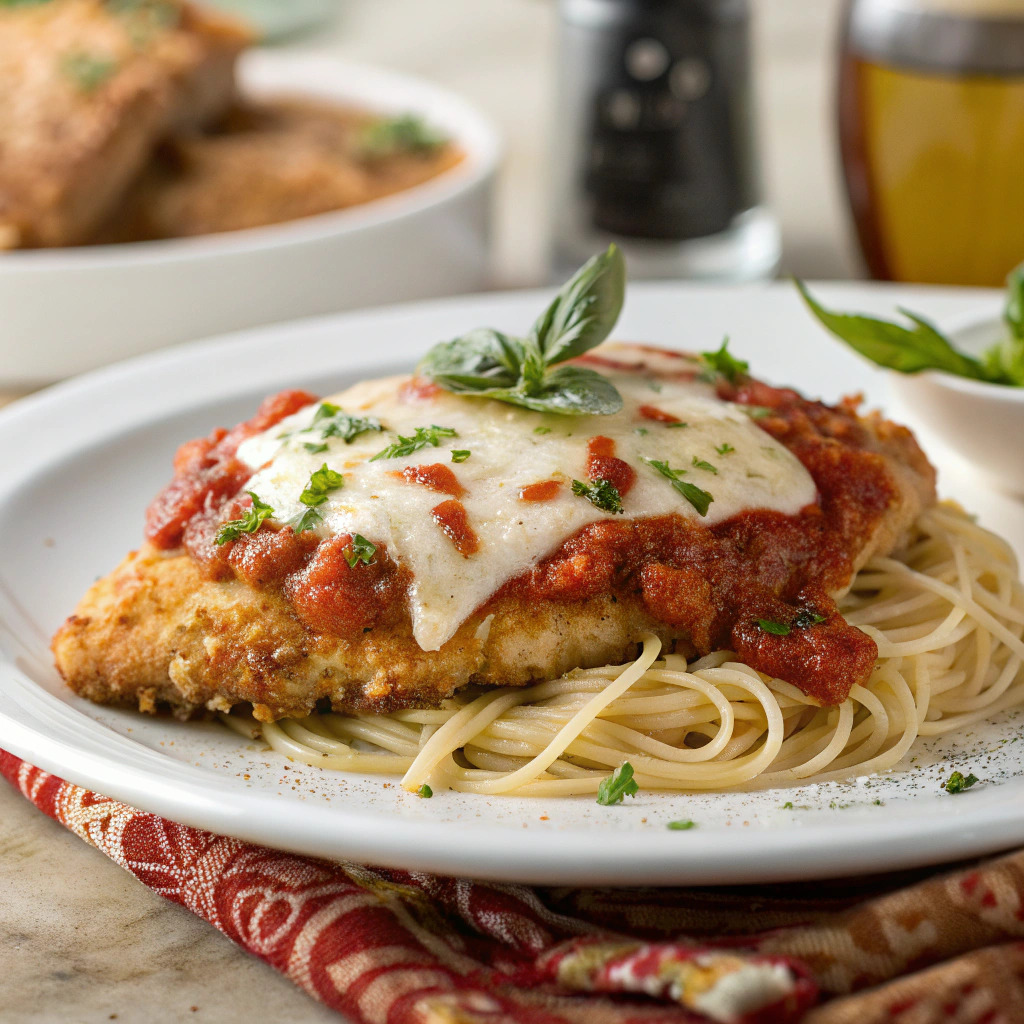 chicken parmigiana recipe – italian restaurant classic image 1