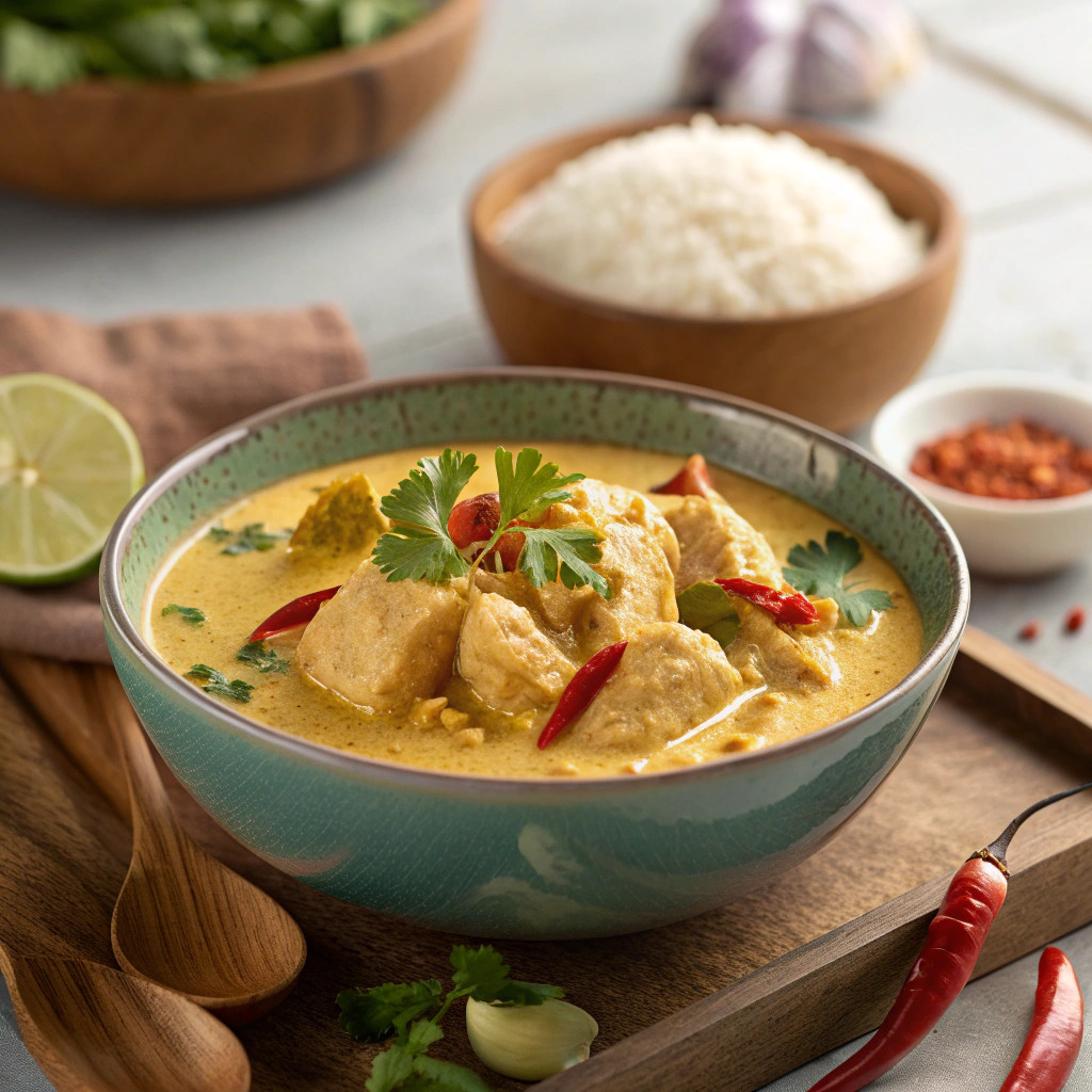 coconut chicken curry recipe – creamy thai inspired image 1