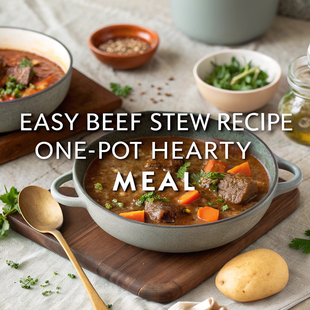 easy beef stew recipe – one pot hearty meal image 1