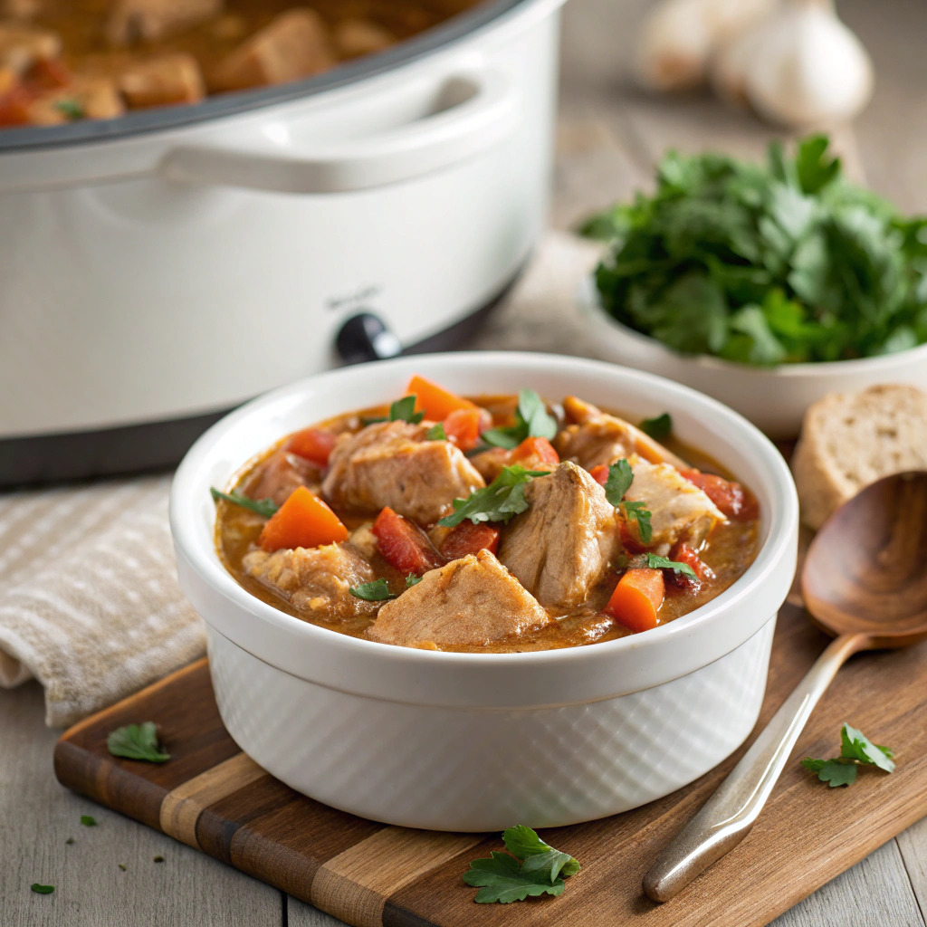 frozen chicken crockpot recipe – no thaw needed image 1