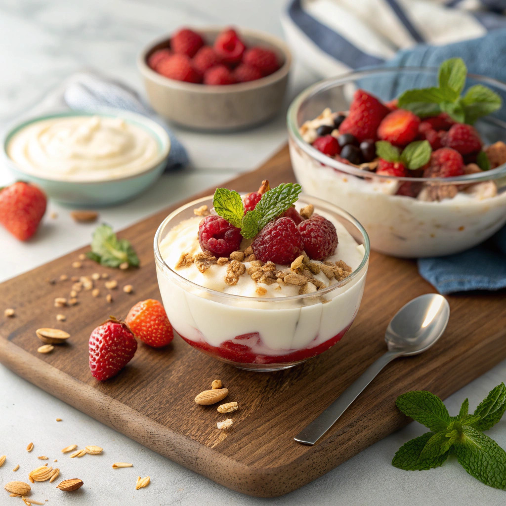 greek yogurt dessert recipe – healthy and creamy image 1