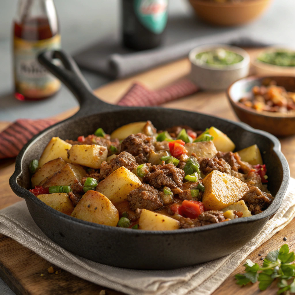 ground beef and potatoes recipe – hearty skillet meal image 1