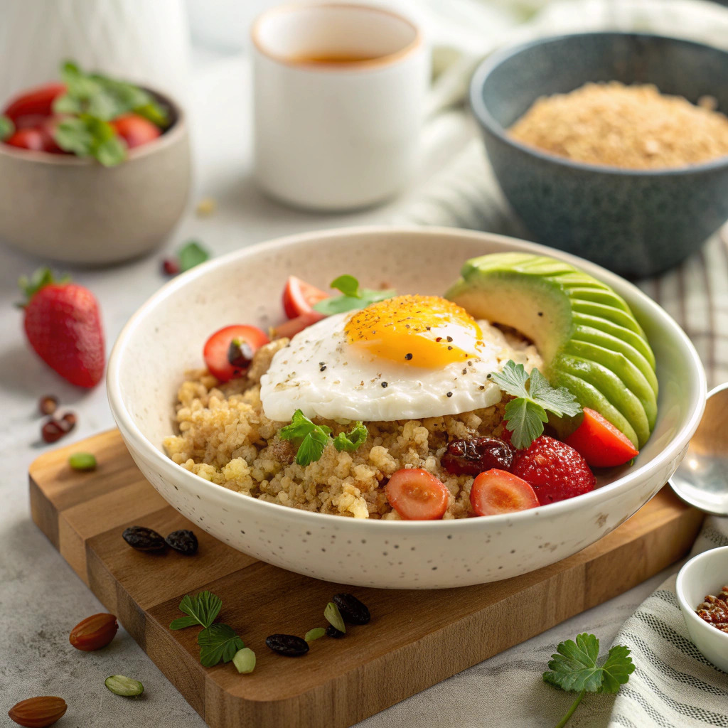 quinoa breakfast recipe – protein packed start image 1