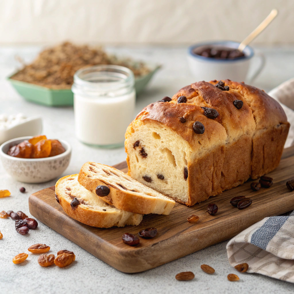 raisin bread recipe – sweet and soft image 1
