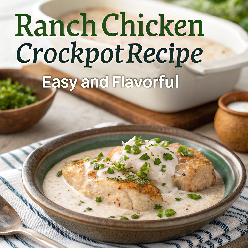 ranch chicken crockpot recipe – easy and flavorful image 1