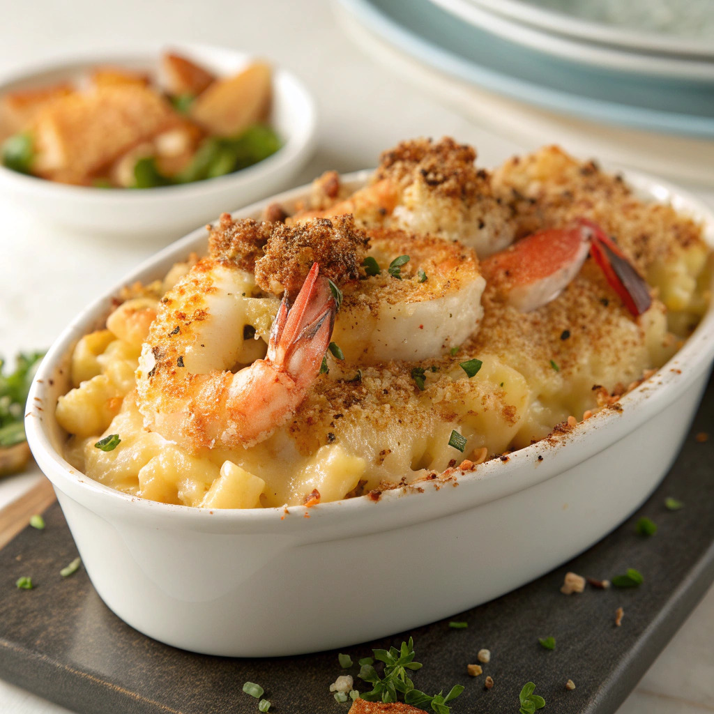 seafood mac and cheese recipe – luxurious and creamy image 1