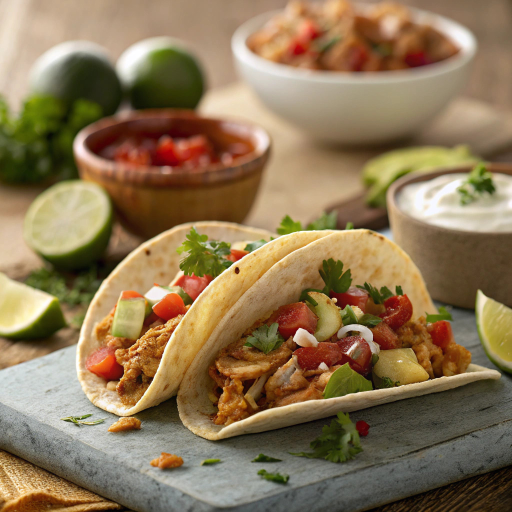 slow cooker chicken tacos recipe – set it and forget it image 1