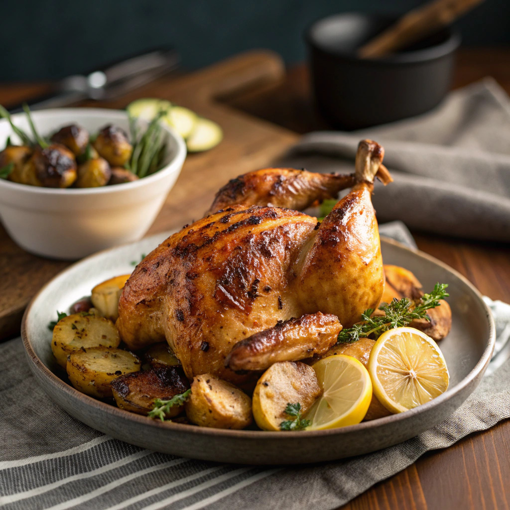 spatchcock chicken recipe – faster roasting method image 1