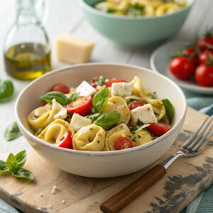 tortellini pasta salad recipe – cheese filled and fresh image 1