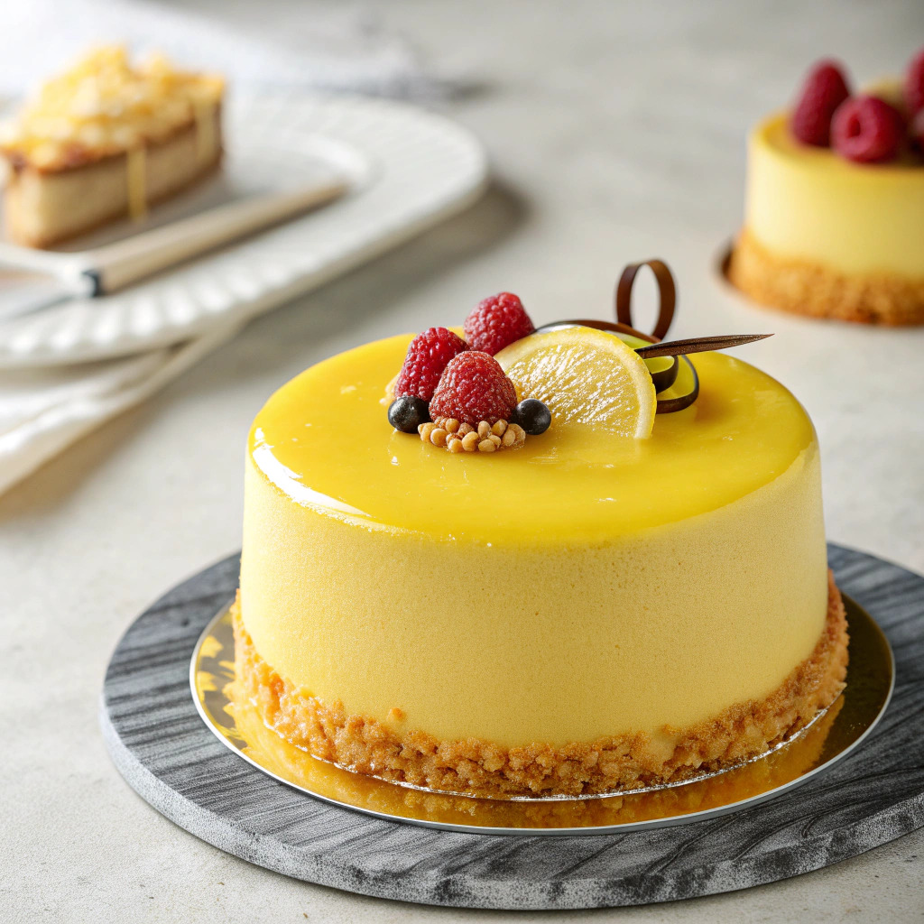 yellow french cake – classic vanilla sponge image 1